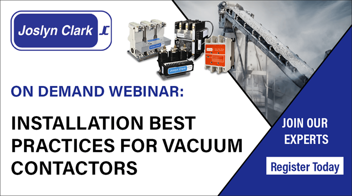 Webinar: Installation Best Practices for Vacuum Contactors