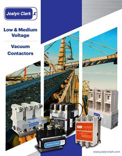 Joslyn Clark Vacuum Contactors Joslyn Clark Low & Medium Voltage Vacuum Contactors